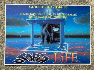Utopia And Life Rave Flyer December 1992