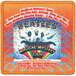 Official Licensed - The Beatles - Magical Mystery Tour Sew On Patch Lennon