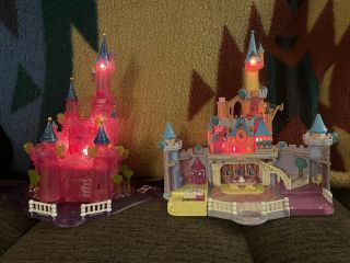 Disney 1995 And 1996 Bluebird Polly Pocket Cinderella Lights Up Wedding Castle