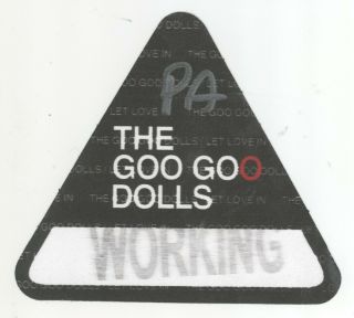 Goo Goo Dolls 5/25/99 Pittsburgh Pa Personnel Backstage Pass