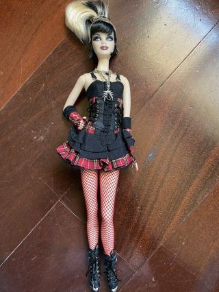 Hard Rock Cafe Barbie Goth Doll 2008