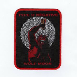 Type O Negative " Wolf Moon Patch Hellhammer - Celtic Frost - Bathory - Venom - Carnivore