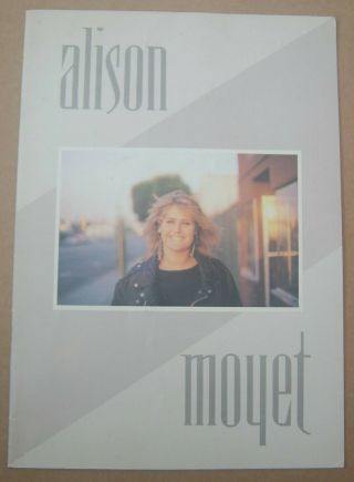 Alison Moyet World Tour Programme (1986 - 87)