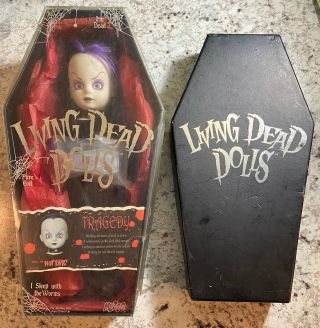 Awesome 2000 Mezco Toyz Living Dead Dolls Tragedy Hot Topic Exclusive Open Box