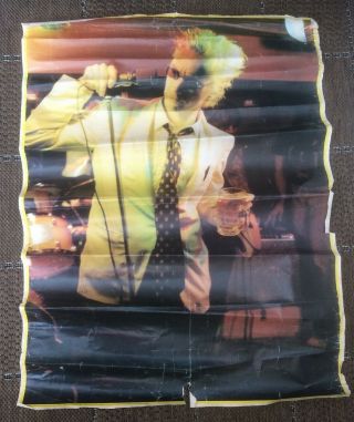 Sex Pistols Johnny Rotten Poster 1978,  Considerable Damage,  Wear And Tear