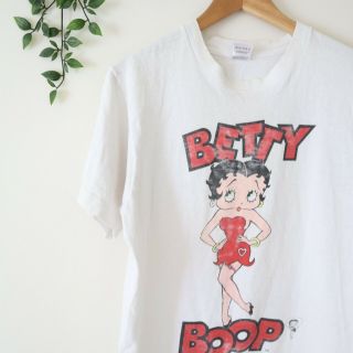 Vintage 1992 Betty Boop Short Sleeve T Shirt M Medium White 3