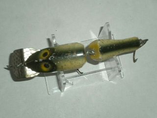 Vintage South Bend Jointed Pike Oreno Wood Fishing Lure 3