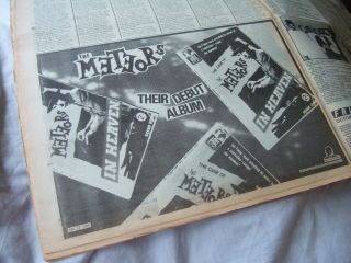 Psychobilly The Meteors In Heaven Half Page Ad In Sounds 1981