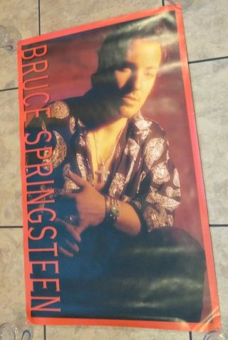 Bruce Springsteen 1992 Promo Poster,  Big 36 X 24,  Human Touch / Lucky Town