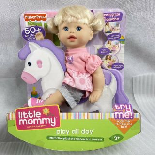 Fisher Price Little Mommy Play All Day Interactive Doll 50 Phrases 2009