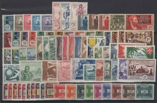 French Equatorial Africa / Years 1938 - 1958 Mh Semi Modern Lot – Cv 297 $