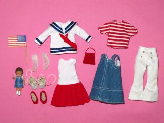 Tonner - All American Tiny Betsy 8 " Doll Outfit Set