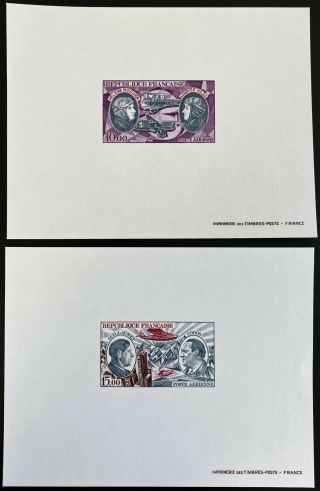 France 2 Deluxe Proof Epreuve Mnh Paris 1972 Pristine And Very Fine