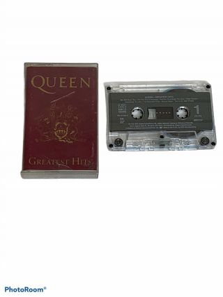 Vtg 1992 Queen Greatest Hits Cassette Tape Hollywood Records
