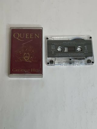 Vtg 1992 Queen Greatest Hits Cassette Tape Hollywood Records 2