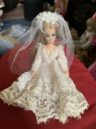 Fancy Feet Dawn Doll In Bride Dress