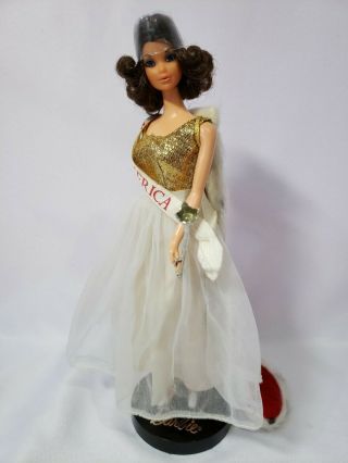 Vintage 1972 Miss America Walk Lively Barbie Doll Mattel 3200