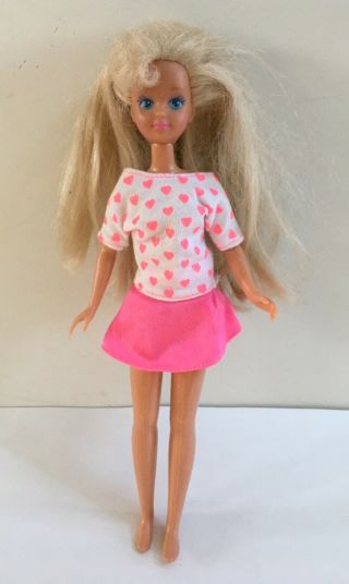 Vintage 1987 Mattel Skipper Little Sister Of Barbie Doll 10” Doll