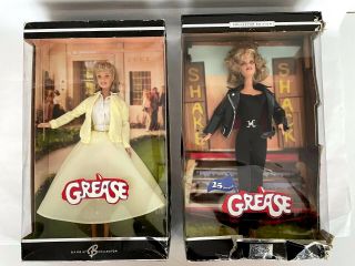 The Movie Grease - Sandy Barbie Dolls By Mattel (2003,  2004) Nos - Box