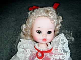 Vintage 15 " Furga Doll Platinum Blonde Hair Black Sleep Eyes 20 288