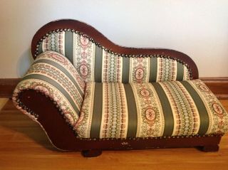 Dayton Hudson Upholstered Chaise Lounge Chair Sofa For 18” American Girl Doll