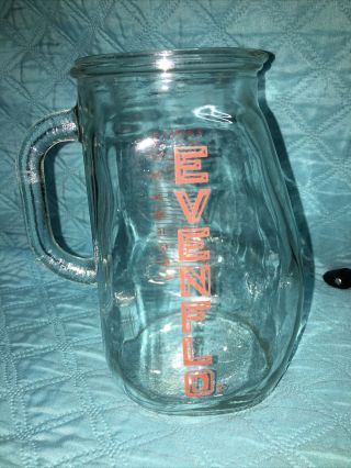 Vintage Evenflo 4 Cup 32 Oz.  Glass Measuring Pitcher Baby Formula Milk 1 Quart