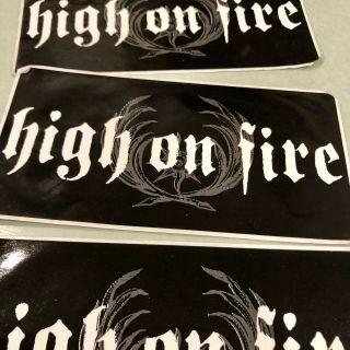High On Fire 3 Stickers Matt Pike Sleep Doom Stoner Rock Relapse Dopesmoker