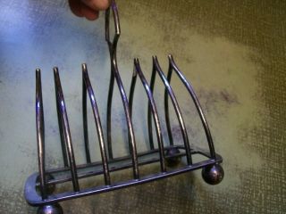 Good Quality/silver Plated/gothic Arch Style/vintage Toast Rack