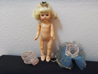 1950 ' s Virga Tiny Twinkles ballerina doll - friend of vogue Ginny - near 3