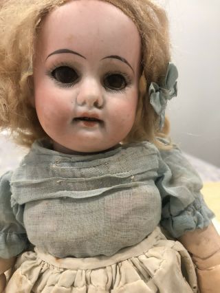 1894 Antique Armand Marseille 15” Bisque Doll Germany Eyes Work