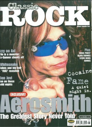 Classic Rock - Aerosmith June 2001