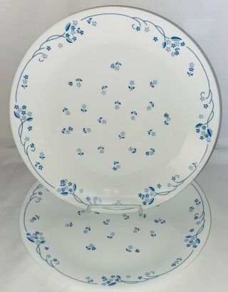 2 Corelle Provincial Blue 10 1/4 " Dinner Plates