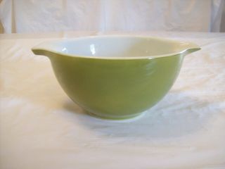 Vintage Pyrex Olive Green 441 - 1 1/2 Pt.  Cinderella Bowl