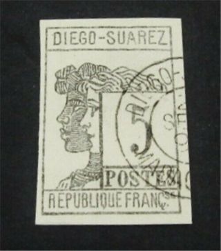 Nystamps France Diego Suarez Stamp 7 $205 Signed A30y3014