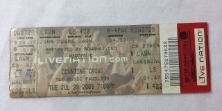 July 29,  2008 Ticket Maroon 5,  Counting Crows