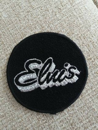 Elvis Presley - Black And Silver Patch