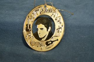Christmas Tree Ornament - Elvis Presley 1995 Metal