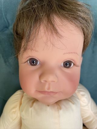Lee Middleton Reva Schick Baby Doll Brown Hair Brown Eyes 20 " Weighted 1996