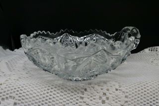 Antique EAPG Imperial Glass Co.  Handled Nappy 505 C: 1913 2