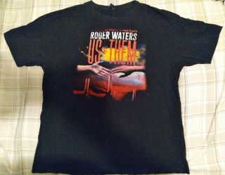 Roger Waters Us,  Them 2017 Tour Black T Shirt Xxl Pink Floyd The Wall