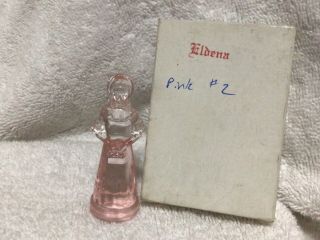 Degenhart ‘eldena’ Miniature Glass Doll Figurine 2 - 1/2” Mosser - Pink (d8)