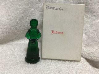 Degenhart ‘eldena’ Miniature Glass Doll Figurine 2 - 1/2” Mosser - Emerald (d6