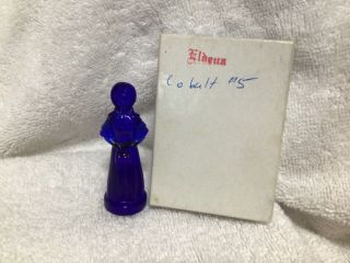 Degenhart ‘eldena’ Miniature Glass Doll Figurine 2 - 1/2” Mosser - Cobalt (d5)