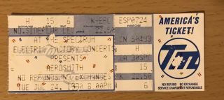 1990 Aerosmith / The Black Crowes Philadelphia Concert Ticket Stub Pump Tour
