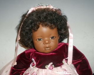 Annette Himstedt Character Doll Mo Colored Baby Girl 22 "