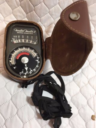 Vintage Weston Master Ii Universal Exposure Meter With Case