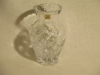 Crystal Vase 24 Leaded Crystal Hand Cut Clear Vase Made In Poland