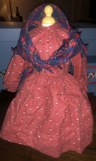 American Girl Pleasant Company 1994 Kirsten School Dress And Shawl
