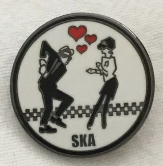 Love Ska Nutty Boy Rude Girl Enamel Pin Badge,  Reggae,  Mod,  Ska - 10 To The Nhs