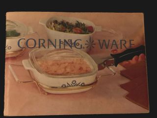 Vintage Corning Ware Cookware Use And Care Booklet Contains Recipes
